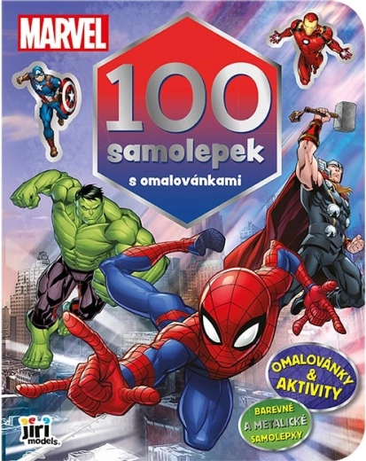 Marvel Malbuch mit 100 Stickern