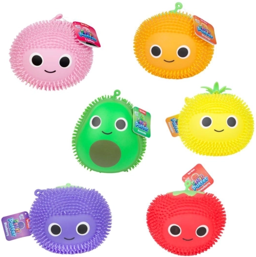 Quetschbarer Anti-Stress-Silikonball „Obst“ 17 cm, 6 Varianten