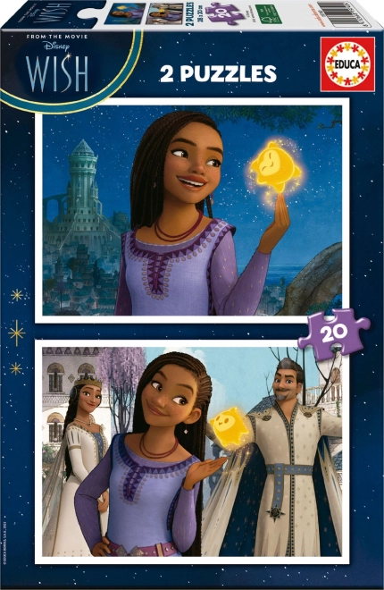 Educa Puzzle Wünsche 2×20 Teile