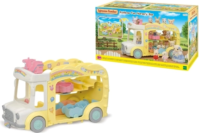 Sylvanian Families Regenbogen-Kindergartenbus