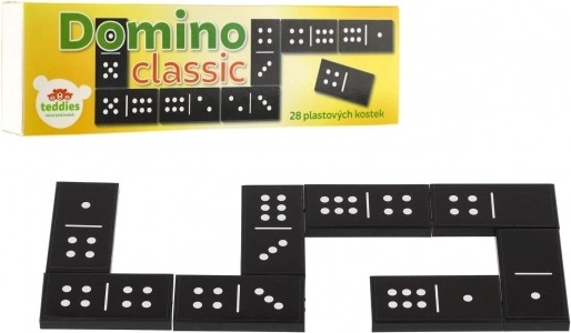 Domino Classic aus Kunststoff, 28 Steine in Schachtel