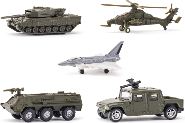 Siku Military – Set mit 5 Militärfahrzeugen