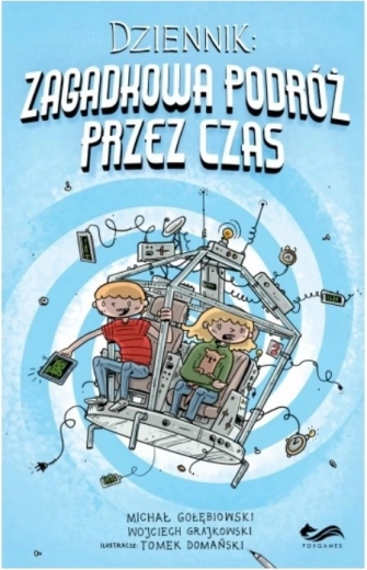 Dziennik: Geheimnisvolle Reise durch die Zeit – interaktives Buch für Kinder