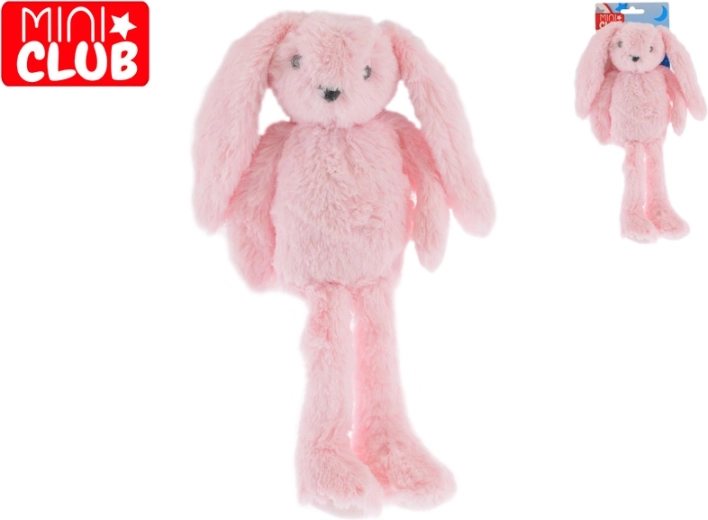 Mini Club Plüschhäschen in Rosa mit langen Beinen 37 cm