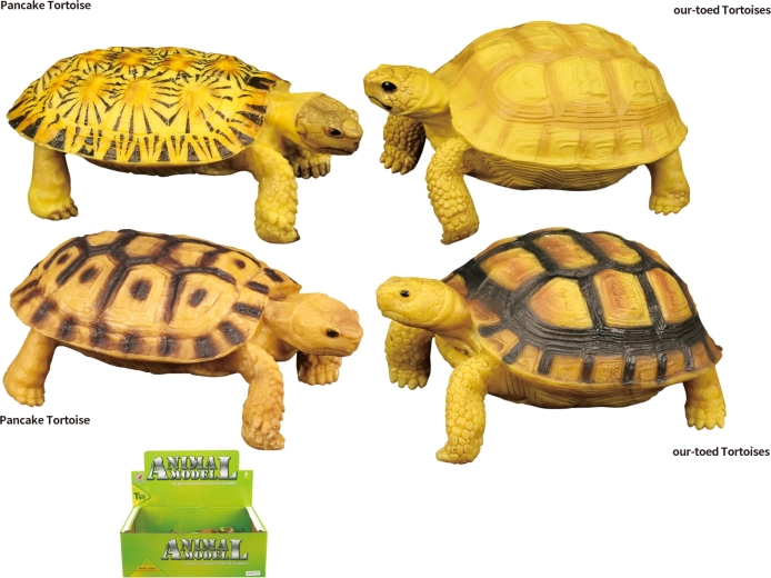 Tierwelt – Schildkröten-Spielzeug, 4 Arten