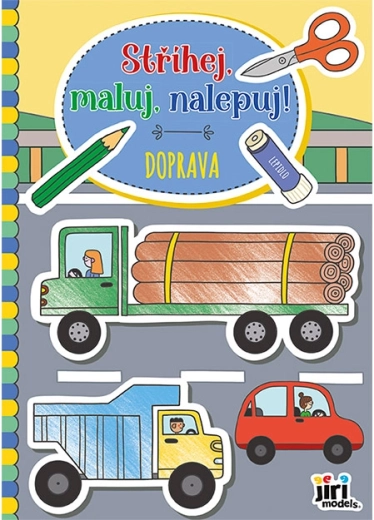 Schneiden, malen, kleben! Verkehr