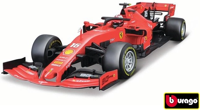 Modellauto Bburago Ferrari SF90 F1 2019 Charles Leclerc 1:18