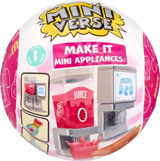 MGA’s Miniverse Make It Mini Appliances – Mini-Getränke- und Eis-Spender (Blind Box) - 1 Stück