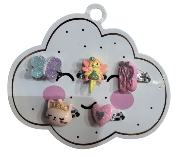 PINK Ring-Set Fee und Tiere, 5 Stk.