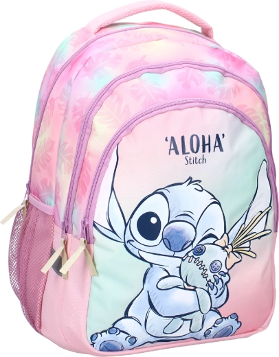 Schulrucksack Disney Stitch Wild Energy Aloha rosa-blau 35 l