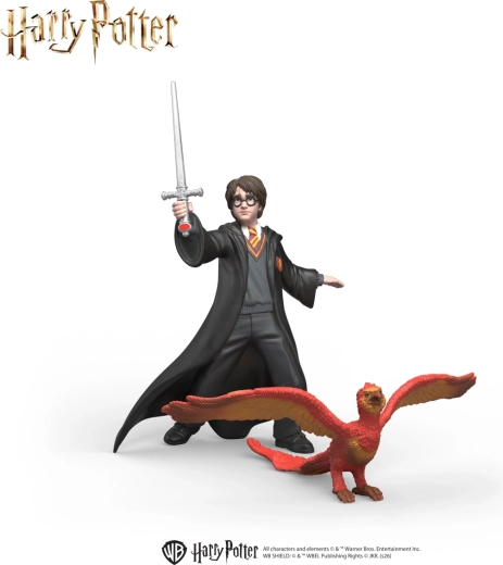 Harry Potter – Harry und Fawkes mit Schwert