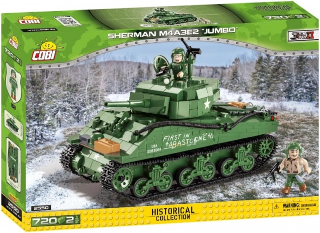 COBI Panzermodell Sherman M4A3E2 Jumbo Cobra King (720 Teile)