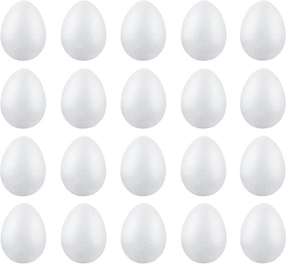 Oster-Polystyrol-Eier 2,5 cm (20 Stk.)
