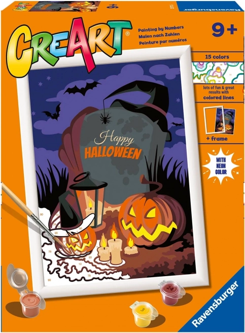 CreArt Halloween Atmosphäre – Malen nach Zahlen