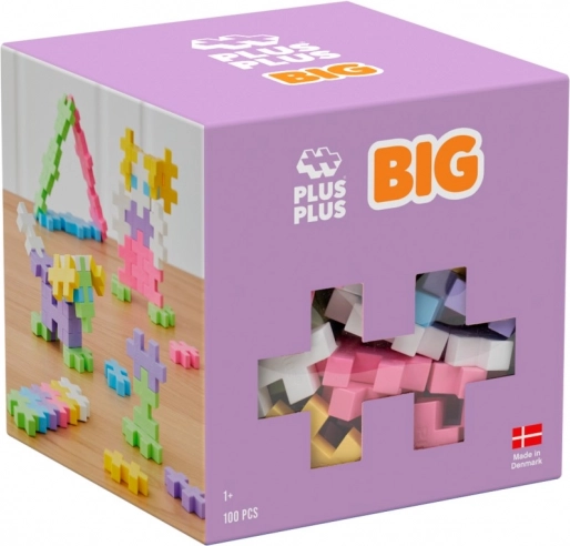 Plus-Plus BIG Pastell-Bauset 100 Stk.