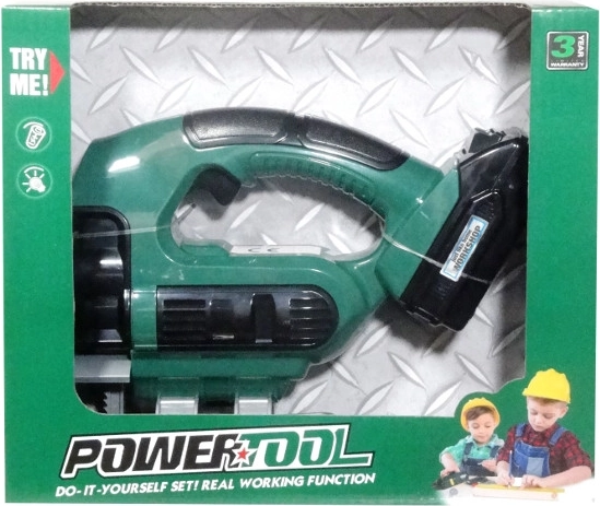 Kinder-Akku-Bohrmaschine mit austauschbaren Aufsätzen