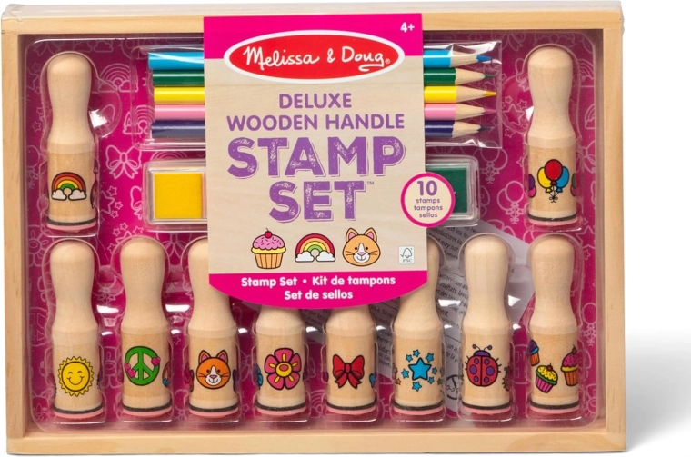 Deluxe-Kreativset Stempel, Tinten und Buntstifte MELISSA & DOUG