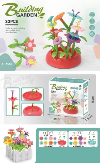 DIY-Blumenbauset „Kleiner Garten“ (33 Teile)