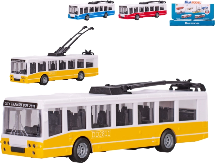 Trolleybus mit Schwungradantrieb 17 cm