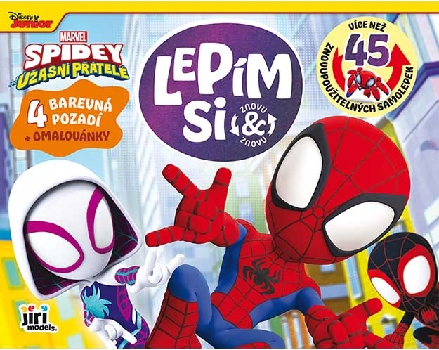 Ich klebe Spidey immer wieder – statische Sticker und Ausmalbilder