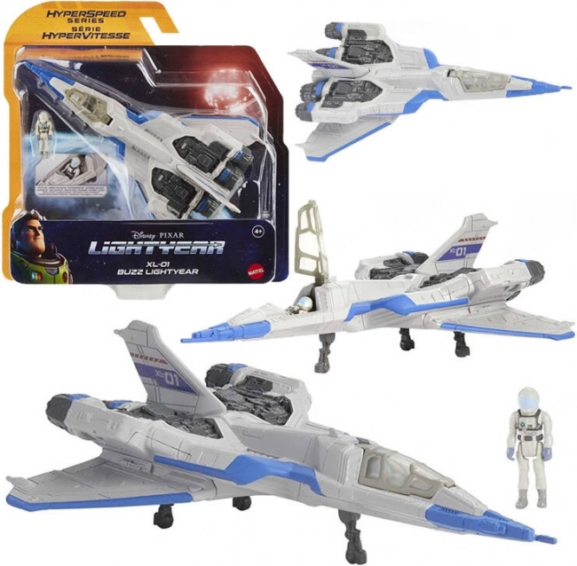 Mattel Raumschiff Buzz Lightyear Hyperspeed mit Figur – XL-01