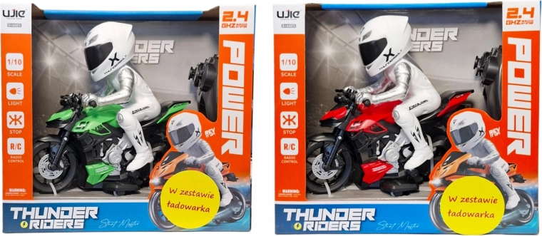 Ferngesteuertes Sportmotorrad mit Licht