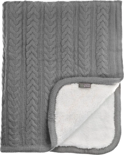 Vinter & Bloom Decke Cuddly Dove Grey