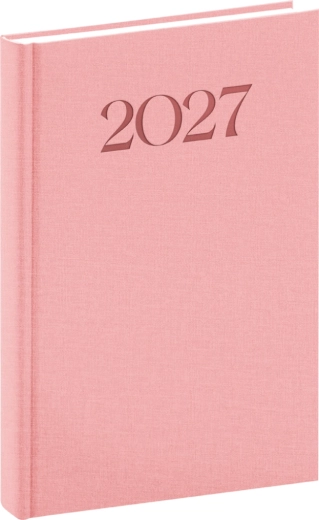 Notique Biella Tageskalender 2027 rosa 15 × 21 cm