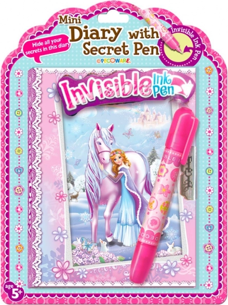 Tagebuch mit geheimem Stift mit UV-Licht und Schloss – Tagebuch