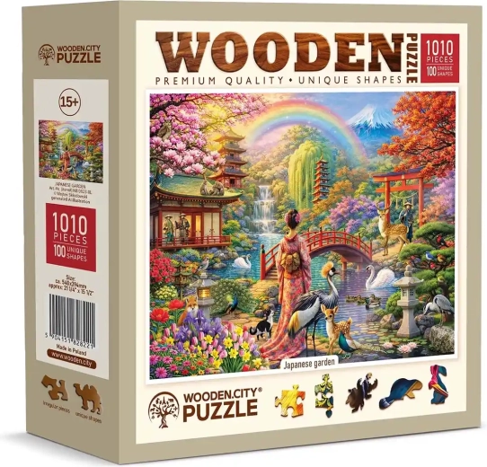 Holzpuzzle Wooden City Japanischer Garten, 1010 Teile
