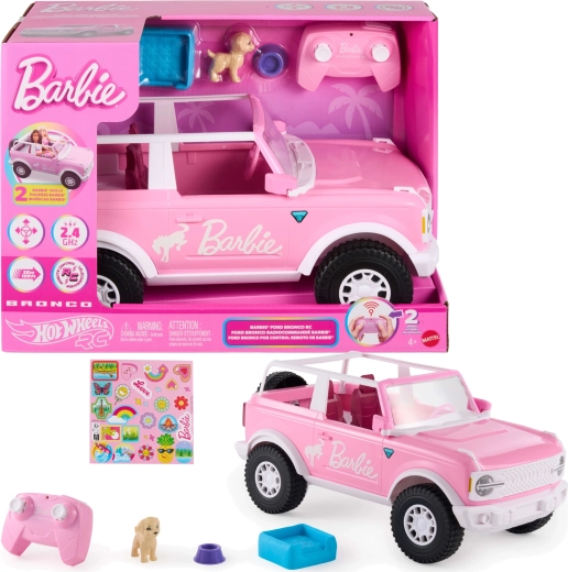 Barbie Hot Wheels ferngesteuerter pinker Ford Bronco RC