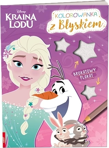 Disney Die Eiskönigin – Malbuch mit Glitzerposter