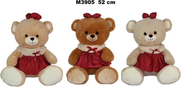 Plüschbärchen im Kleid 52 cm – 1 Stück