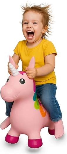 Jamara HoppyDoo Hüpf-Einhorn mit Pumpe