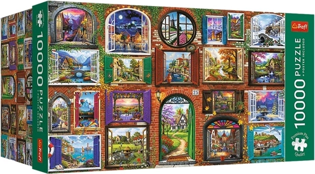 Trefl Puzzle 10.000 Teile Windows of the Seasons