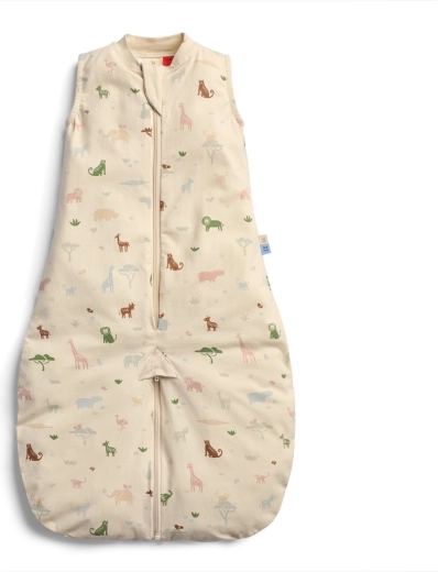 ErgoPouch Schlafsack & Overall 2-in-1 aus Bio-Baumwolle Savannah 0,2 TOG (8–24 Monate, 8–14 kg)