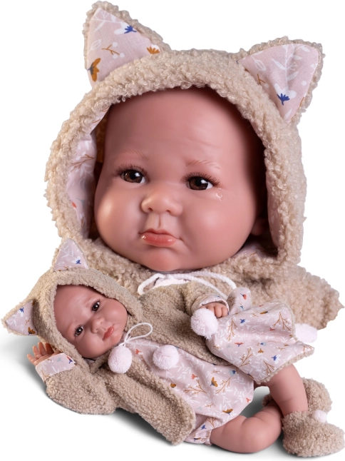 Realistische Babypuppe Antonio Juan Luca mit weichem Körper 42 cm