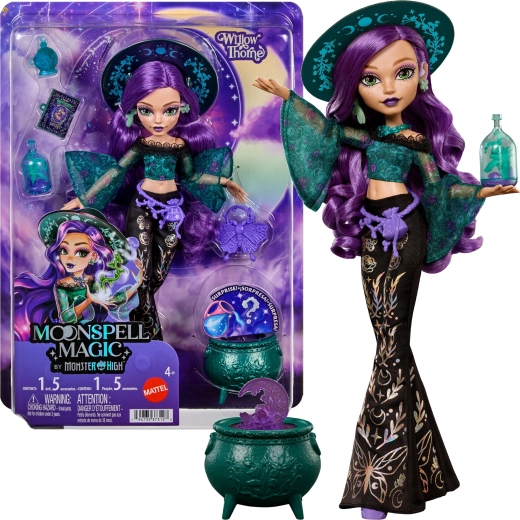 Monster High Moonspell High Willow Thorne Puppe 26 cm mit Zubehör