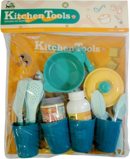 Kinder-Küchenset mit Geschirr und Zubehör