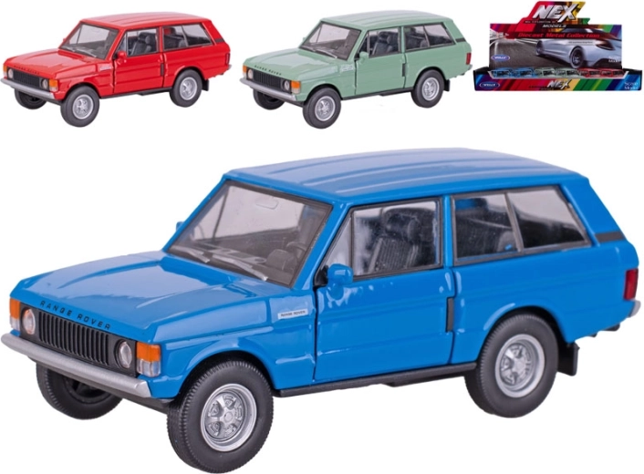 Metallmodell Land Rover Range Rover 1970 Welly 11,5 cm mit Rückziehmotor