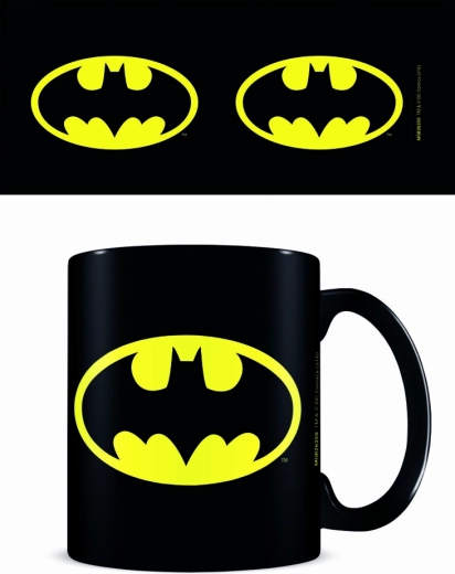 Becher mit Batman-Symbolen