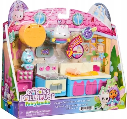 Spin Master Gabby’s Dollhouse Zauberset Küche und Badezimmer