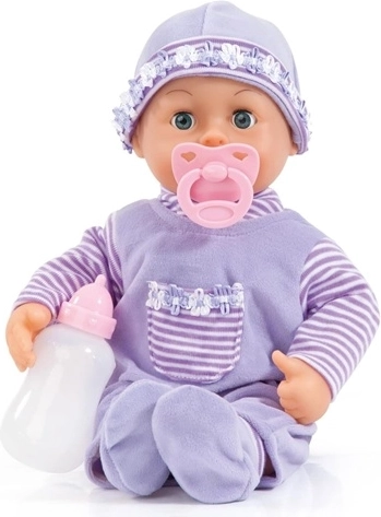 Interaktive Baby-Puppe Bayer Design First Words, lila, 38 cm