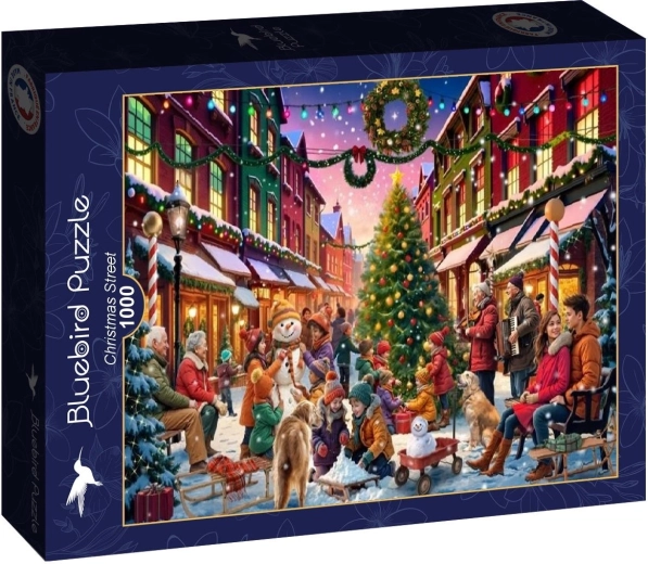 Bluebird Puzzle Weihnachtsstraße 1000 Teile