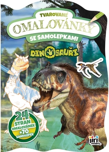 Form-Ausmalbilder Dinosaurier