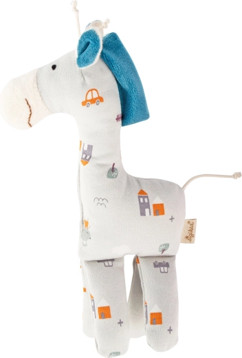 Erstes Kuscheltier – blaue Giraffe Sigikid