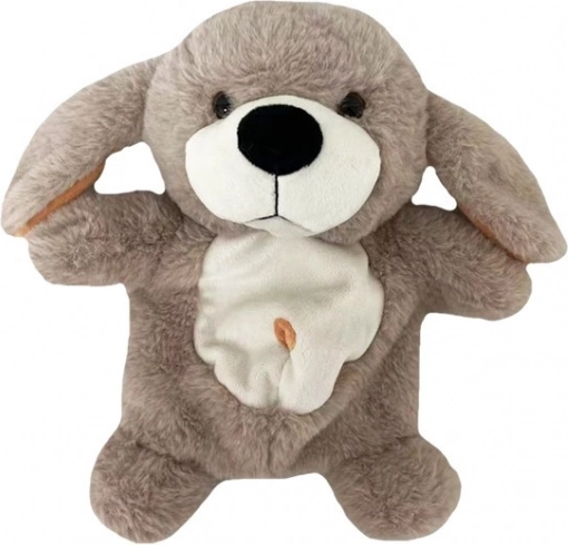 Plüsch-Handpuppe Hund 26 cm
