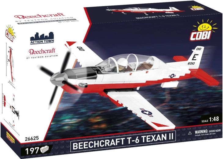 Cobi Beechcraft T-6 Texan II Flugzeug-Bausatz 1:48 (197 Teile)