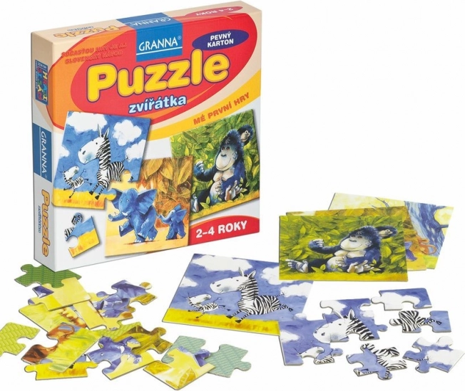 Granna Puzzle Tiere – meine ersten Puzzles für Kinder