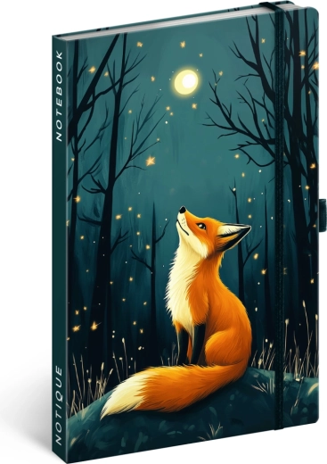Notique Notizbuch Fuchs, liniert, 13 × 21 cm